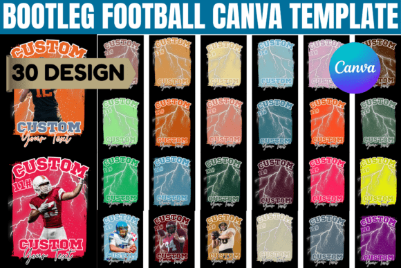 Download Bootleg Football Canva Template - Premium Resources
