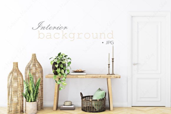 Download Empty Wall Mockup Living Room - 525 - Premium Bundle