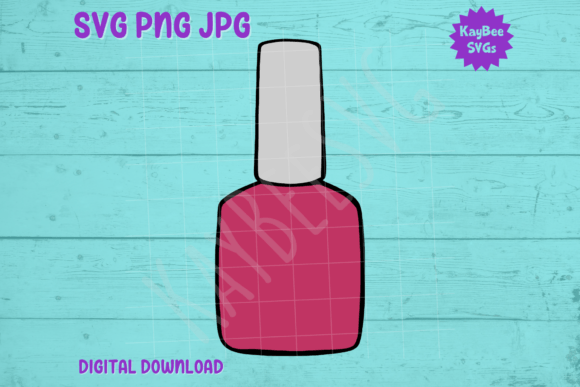 Download Nail Polish Bottle SVG PNG JPG Cut Files - Premium Bundle