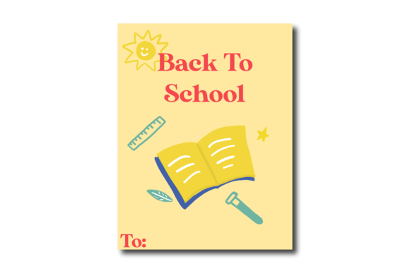 Download Beige Card Back to School - Card back Collection