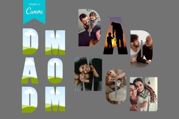 Download Mom Dad Canva Frame Template - Premium Bundle