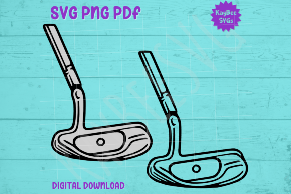 Download Golf Club Putter SVG PNG PDF Cut Files - Premium Resources