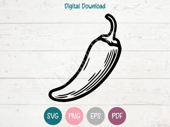 Download Jalapeño SVG PNG PDF Cut Files - Premium Resources